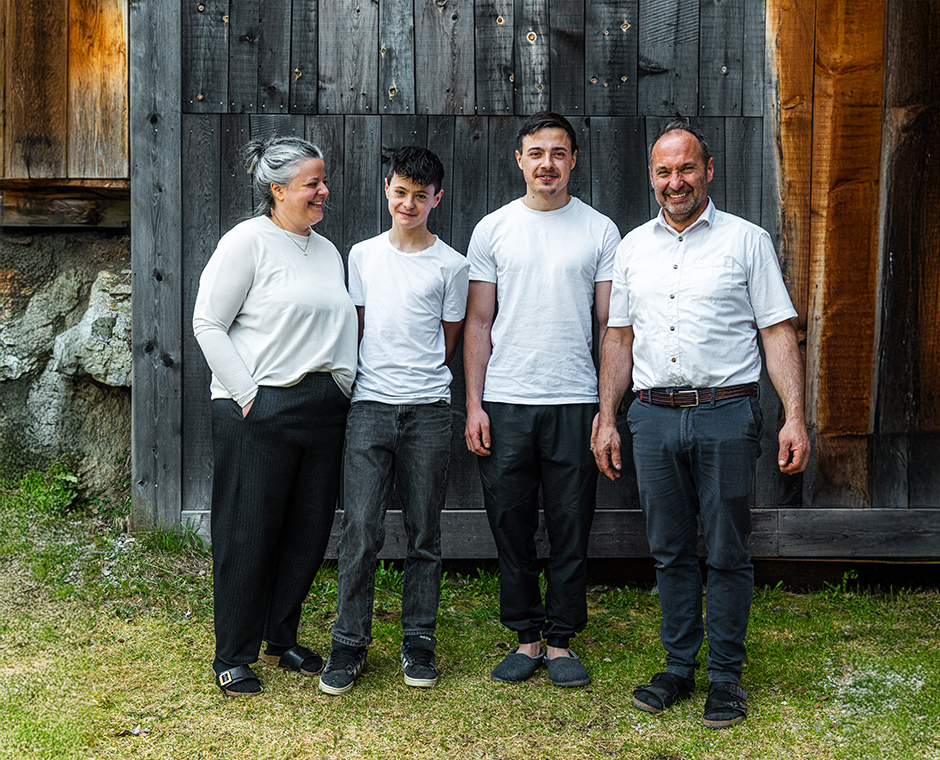 Martin Steger mit Familie